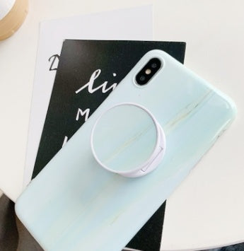 Folding phone holder